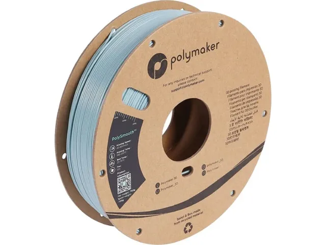 Polymaker 3D filament PolySmooth PVB 1.75mm Lei Grijs 0.75kg
