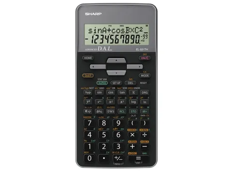 Calculator Sharp-EL531THBGY zwart-grijs wetenschappelijk