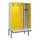 locker met bank,voor scheiding van kleding,HxBxD 2120x1200x815mm,4vak