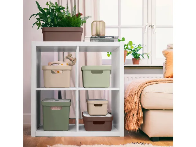 Sigma Home opbergbox 5L beige - 25,2x17,5x12,2cm