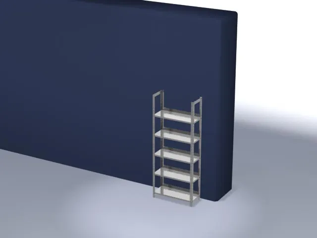 dossierstelling,grondveld,HxBxD 1850x750x300mm,vaklast 60kg