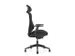 Chaise de bureau ergonomique NEN-EN 1335 Noir Dos maille Repose-tête