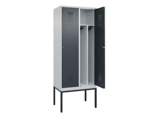 locker voor scheiding van kleding,HxBxD 2120x800x500mm,2vak - 1