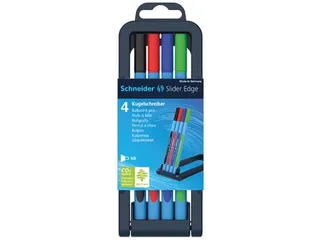 Balpen Slider Edge XB opstelbare box 4 stuks - 2