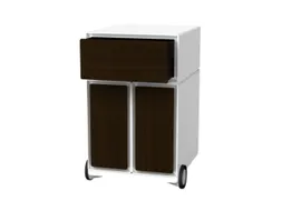 mobiel ladeblok,HxBxD 642x390x436mm,1lade(n),2hangmappenframes