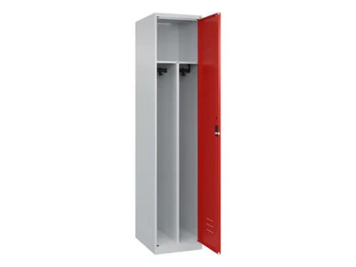 locker voor scheiding van kleding,HxBxD 1850x400x500mm,1vak