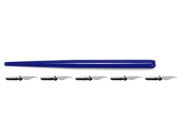 Plume ballon blue Kangaro avec 5 plumes