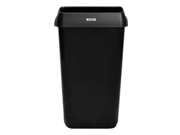 Afvalbak Katrin open inworp 25 liter zwart 92261