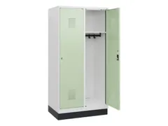 schoollocker,HxBxD 1630x800x500mm,2vak,vak B 400mm,cil.-slot,sokkel