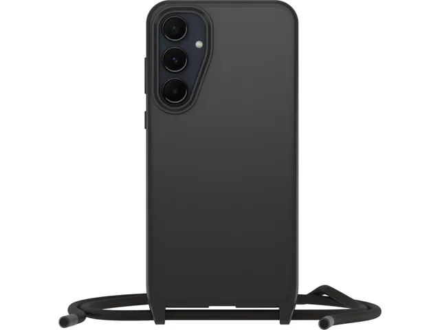 React Necklace Hoesje met koord Galaxy A55 5g zwart