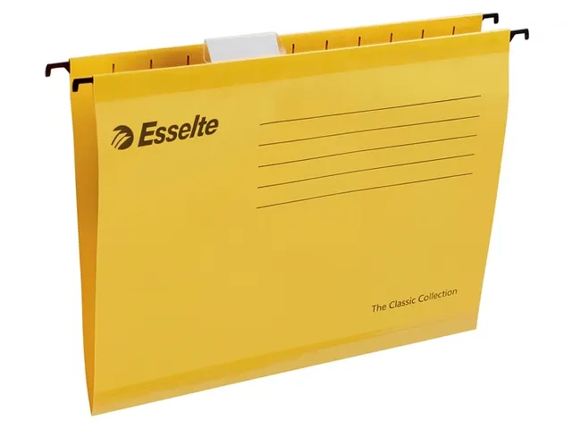 Hangmap Classic Verticaal A4 V-bodem geel