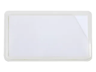 etikethouder,HxL 58x100mm,achterzijde zelfklevend,wit - 2