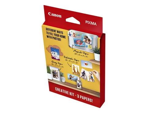 Fotopapier Canon creatieve kit met 3 soorten papier 60 vel