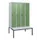 locker met bank,HxBxD 1950x1200x815mm,4vak,vak B 300mm,draaigrendel
