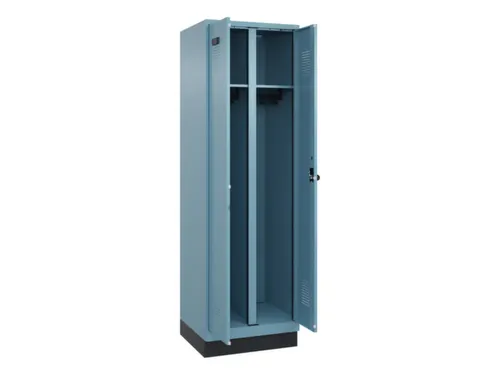 locker voor scheiding van kleding,HxBxD 1950x600x500mm,2vak