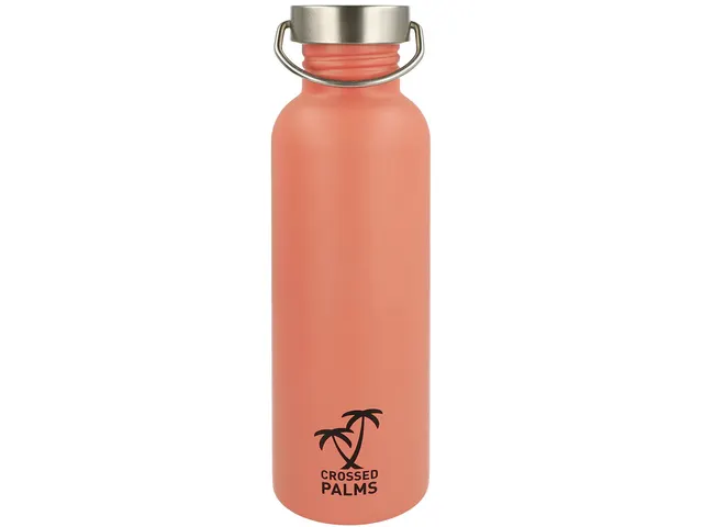 Bouteille Crossed Palms acier inoxydable corail 750ml