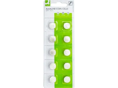 Q-connect Knoopcel batterij LR44 Alkaline 10 stuks