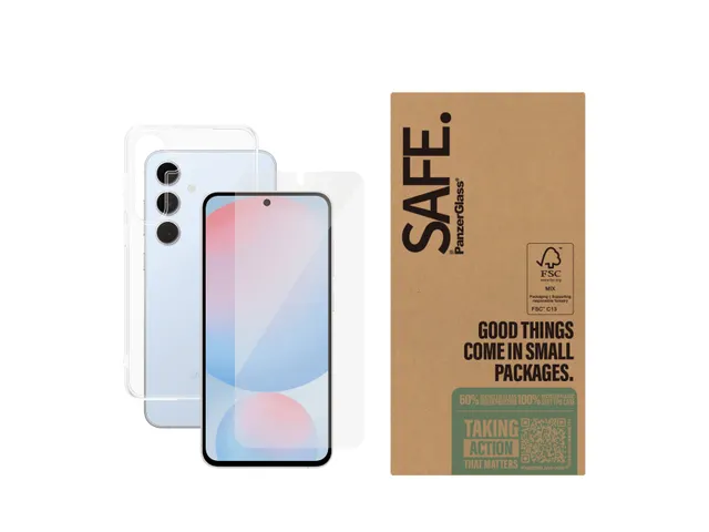 PanzerGlass SAFE. by 2-in-1 Bundle Samsung Galaxy S24 FE | Bulk, Sa