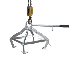 Vatengrijper Voor Staande 220l Vaten M. Kunststof Deksel Draagv. 0.35t - 2