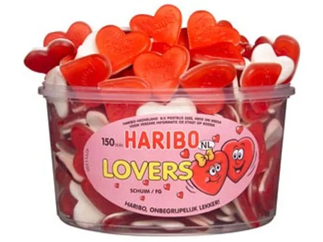 Snoep Lovers Hartjes Pot 150 Stuks