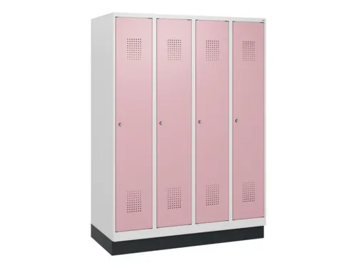 schoollocker,HxBxD 1630x1200x500mm,4vak,vak B 300mm,cil.-slot,sokkel