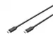 USB Type-C-aansluitkabel Type-C-CM/M 3m 5V/3A 15W 480MB 2.0 Zwart