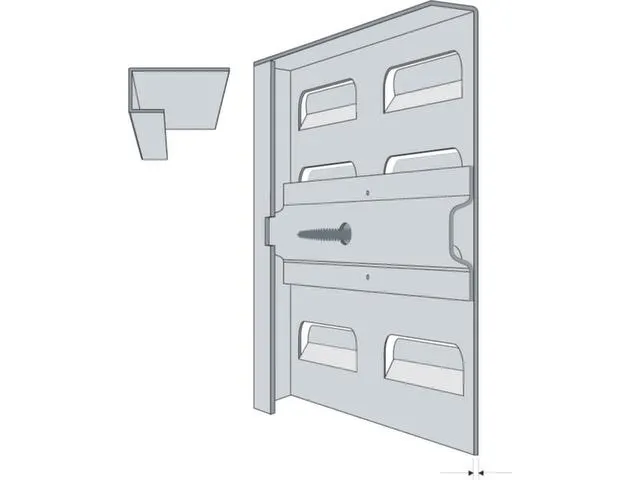 Geperforeerde Plaat Staalplaat Hxb 450x1500mm Ral 9010 Zuiver wit