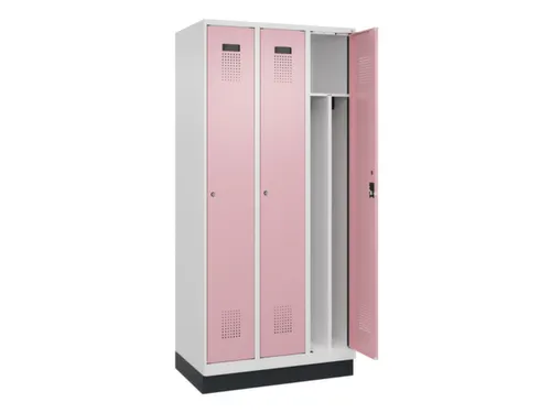 locker voor scheiding van kleding,HxBxD 1950x900x500mm,3vak