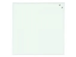Glasmagneetbord Naga 45x45cm wit