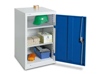 Kast Met Openslaande Deuren 900x500x500mm 2legborden Staal Ral5010 - 2