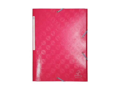 Elastomap A4 3 Kleppen Gelamineerd Glanskarton 600gr Assorti
