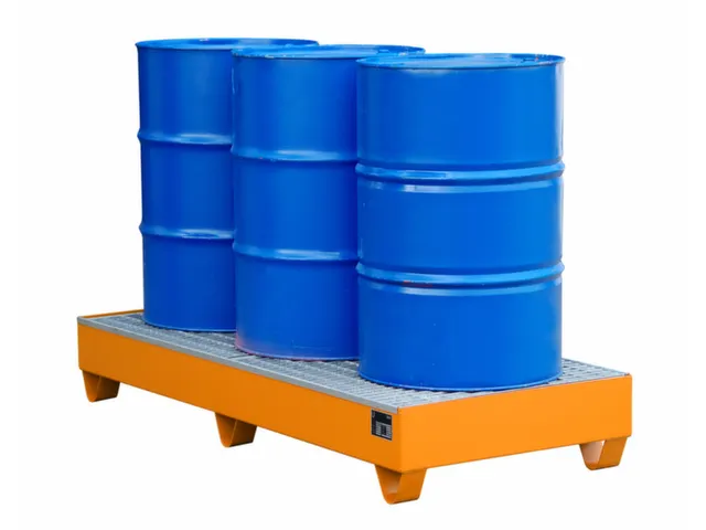 Bac de rétention modulable 3x200l vol. de rétention 202l HxlxP 275x1