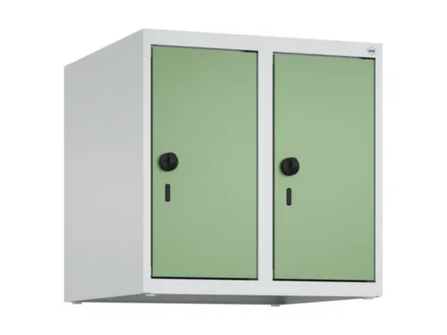 opzetkast,v. locker,2vak.,vak B 250mm,HxBxD 500x500x500mm,vleugeldeur