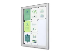Outdoor Vergrendelbaar Notitiebord Deep Basic SCLE 9 x A4