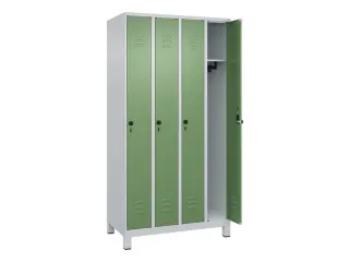 locker,HxBxD 1950x1000x500mm,4vak,vak B 250mm,draaigrendel,voeten - 2