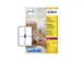 Etiket Avery L7169B-100 99.1x139mm blockout 400 stuks