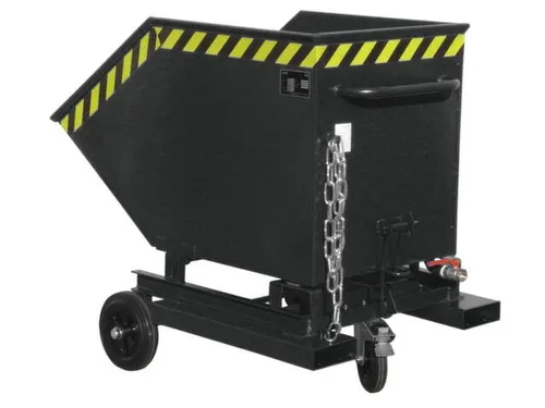 Kiepwagen voor spaanders,HxLxB 1090x1320x900mm,0,4m³,draagverm. 300kg