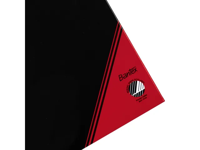 Cahier de notes Bantex noir/rouge A4 ligné 70g 96 feuilles