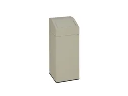 Afvalverzamelaar 76 Liter 890x380x380mm Sticker Restafval Ral 7032