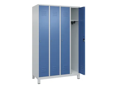locker,HxBxD 1950x1200x500mm,4vak,vak B 300mm,cil.-slot,voeten