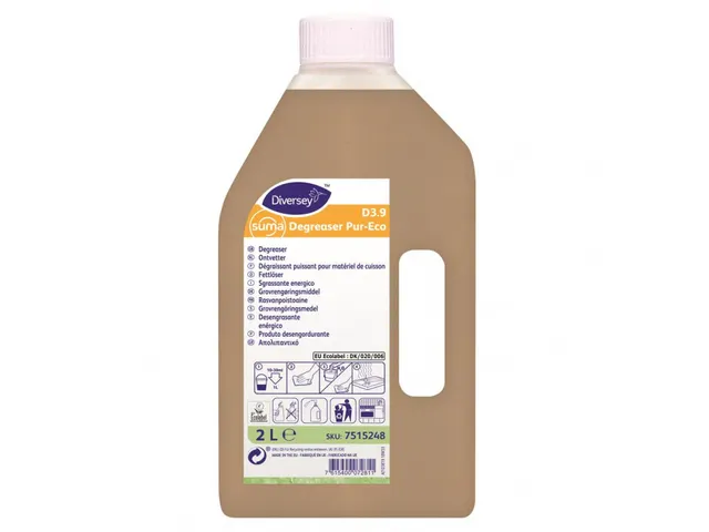 Diversey Suma Degreaser Pur-Eco D3.9 Ontvetter, 6 x 2 Liter