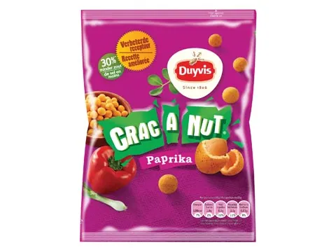 Nootjes Crac A Nut Paprika Smaak Zakje 200 gram