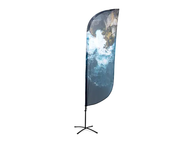 Beach Flag Alu Wind/Paddle 255cm excl. voet 25mm Rotator