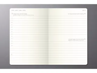 Dagagenda Conceptum A6 2027 (NL/FR/EN/DU) zwart Softcover - 3