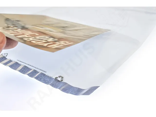 Envelop Raadhuis 235x305 Plakstrip Transparant 45 Micron 1000 Stuks