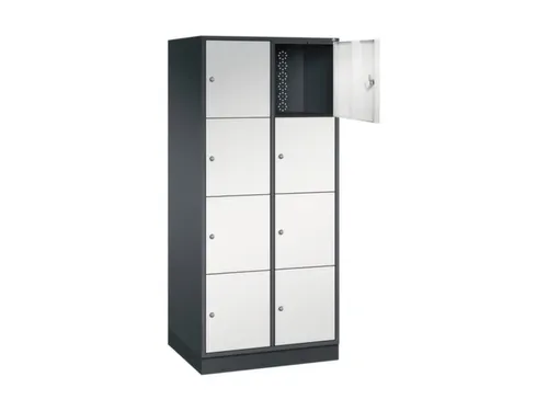 grootvolume-lockersysteem,RAL 7021/RAL 7035,HxBxD 1950x820x600mm