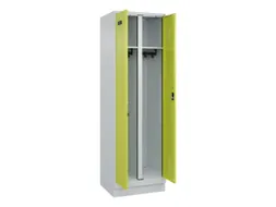 locker voor scheiding van kleding,HxBxD 1950x600x500mm,2vak