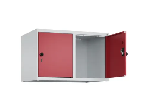 opzetkast,v. locker,2vak.,vak B 400mm,HxBxD 500x800x500mm,draaigrendel