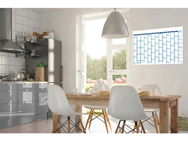 Muurplanner Kangaro 2027 NL uitwisbaar 70x100cm gratis marker/wisser