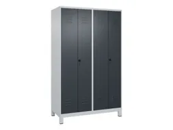 locker voor scheiding van kleding,HxBxD 1950x1200x500mm,4vak